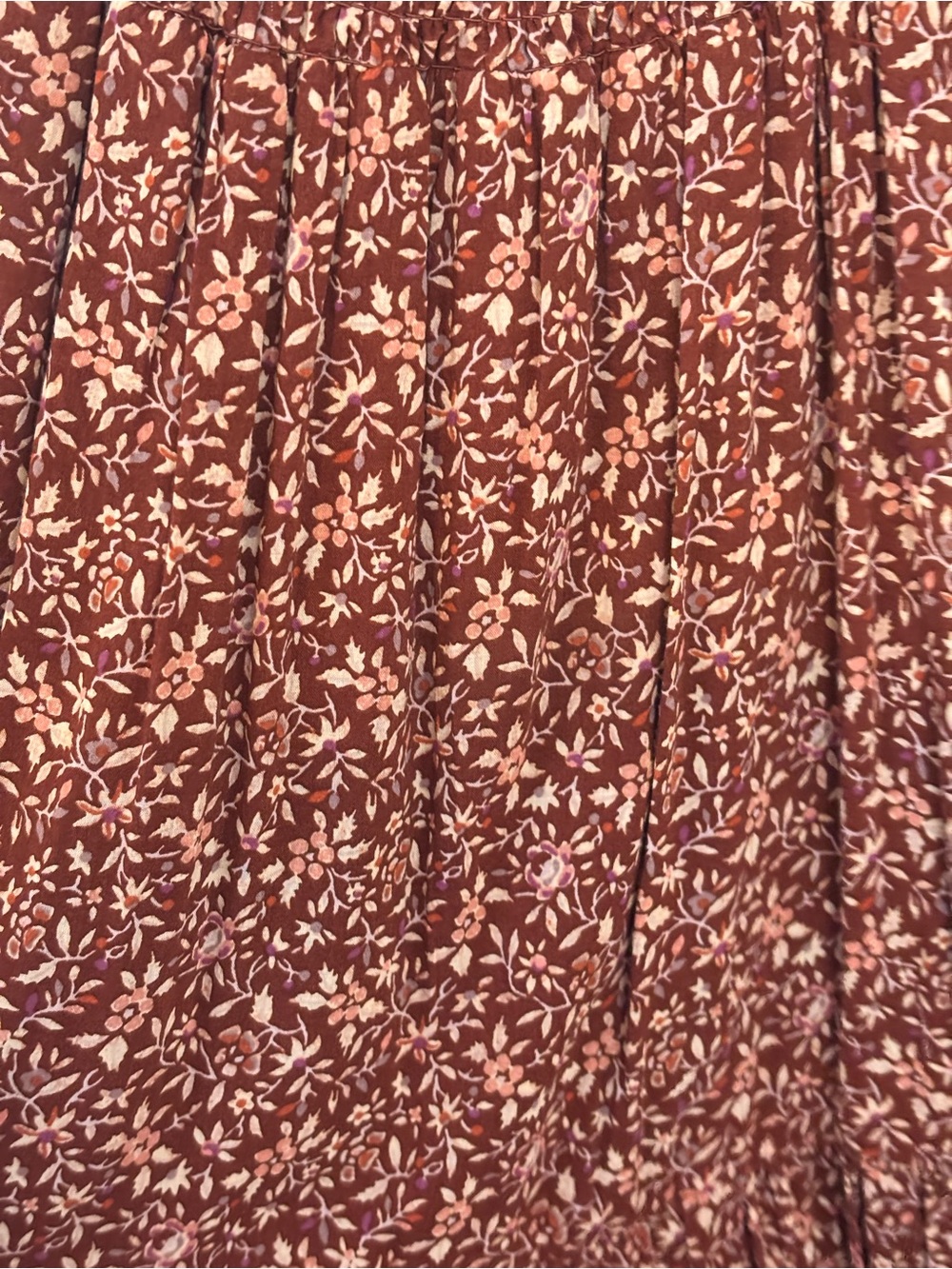 Madewell Lucie Tie-Strap Tiered Midi Dress in Florentine Floral Sz XXS - Picture 9 of 13